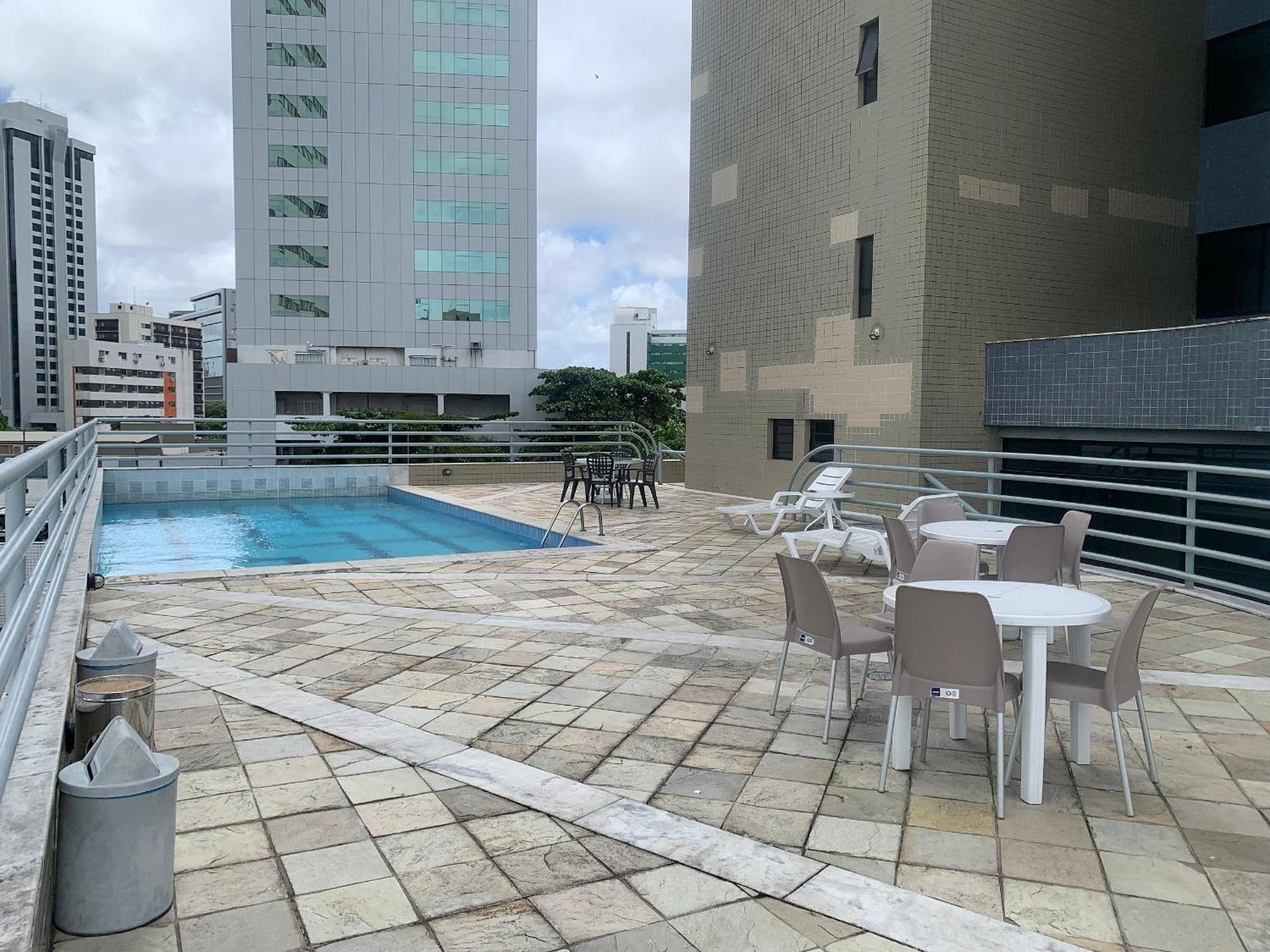 רסיפה Flat No Condominio Metropolis - Ilha Do Leite מראה חיצוני תמונה